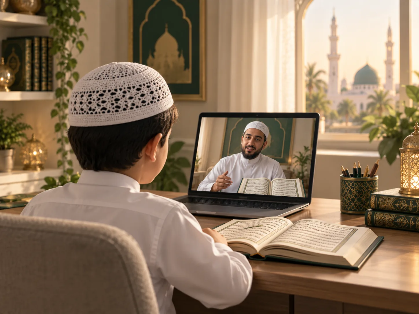 Quran learning at Haramain Quran Institute